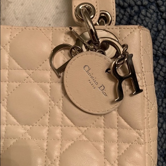 Lady Dior Lambskin White - Picture 2 of 8